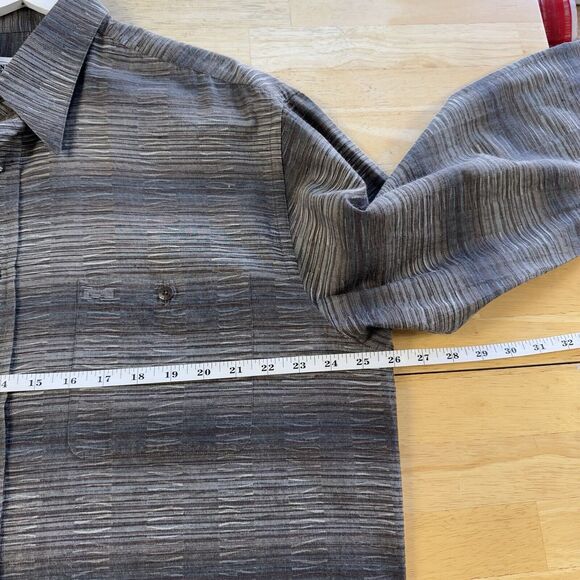 Missoni Sport Vintage Long Sleeve Buttoned Shirt Stripe Textured Modern XXL EUC - Picture 14 of 16